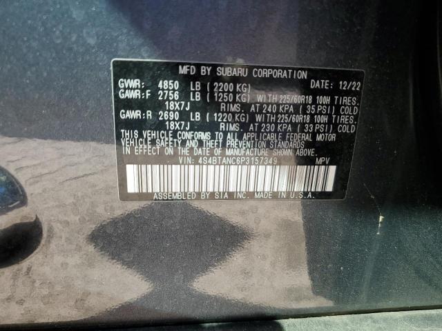 Photo 12 VIN: 4S4BTANC6P3157349 - SUBARU OUTBACK LI 