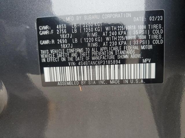 Photo 11 VIN: 4S4BTANC6P3185894 - SUBARU OUTBACK 