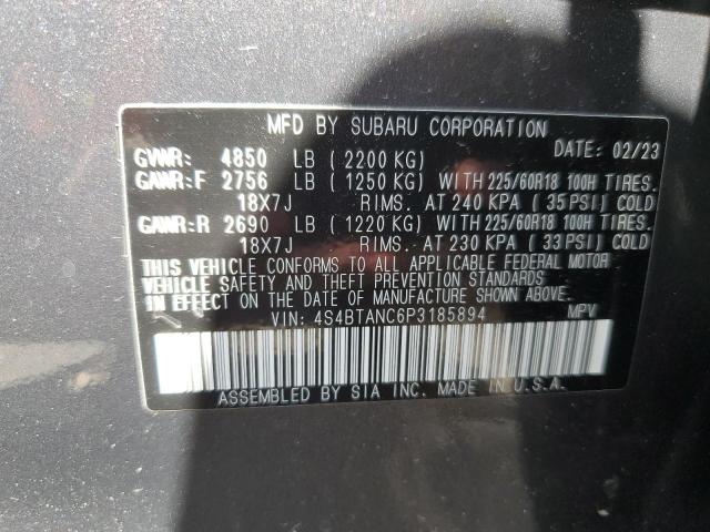 Photo 11 VIN: 4S4BTANC6P3185894 - SUBARU OUTBACK 