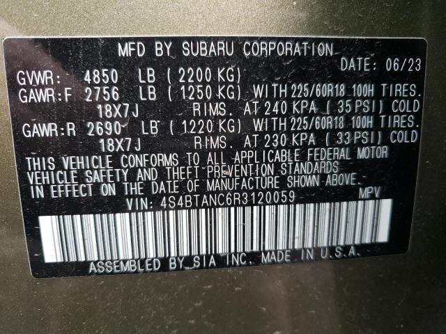 Photo 12 VIN: 4S4BTANC6R3120059 - SUBARU OUTBACK 