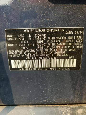 Photo 13 VIN: 4S4BTANC6R3239780 - SUBARU OUTBACK LI 