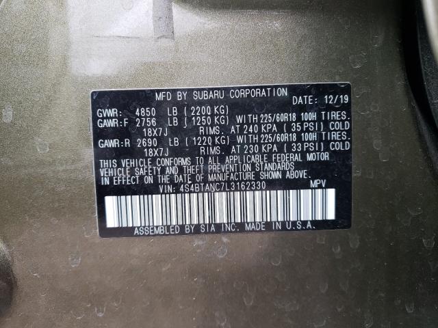 Photo 9 VIN: 4S4BTANC7L3162330 - SUBARU OUTBACK LI 