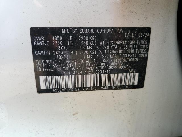 Photo 11 VIN: 4S4BTANC7L3231744 - SUBARU OUTBACK 