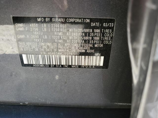 Photo 11 VIN: 4S4BTANC7P3197097 - SUBARU OUTBACK LI 