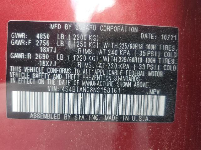 Photo 11 VIN: 4S4BTANC8N3158161 - SUBARU OUTBACK LI 