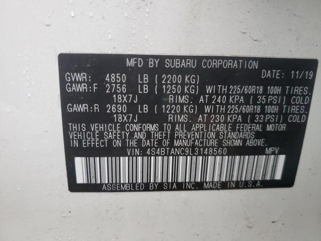 Photo 12 VIN: 4S4BTANC9L3148560 - SUBARU OUTBACK 