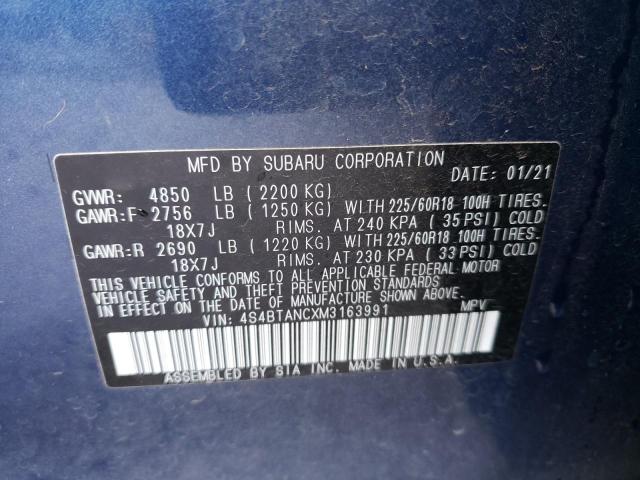 Photo 13 VIN: 4S4BTANCXM3163991 - SUBARU OUTBACK LI 