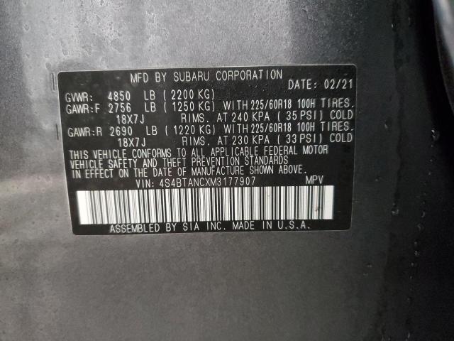 Photo 11 VIN: 4S4BTANCXM3177907 - SUBARU OUTBACK LI 