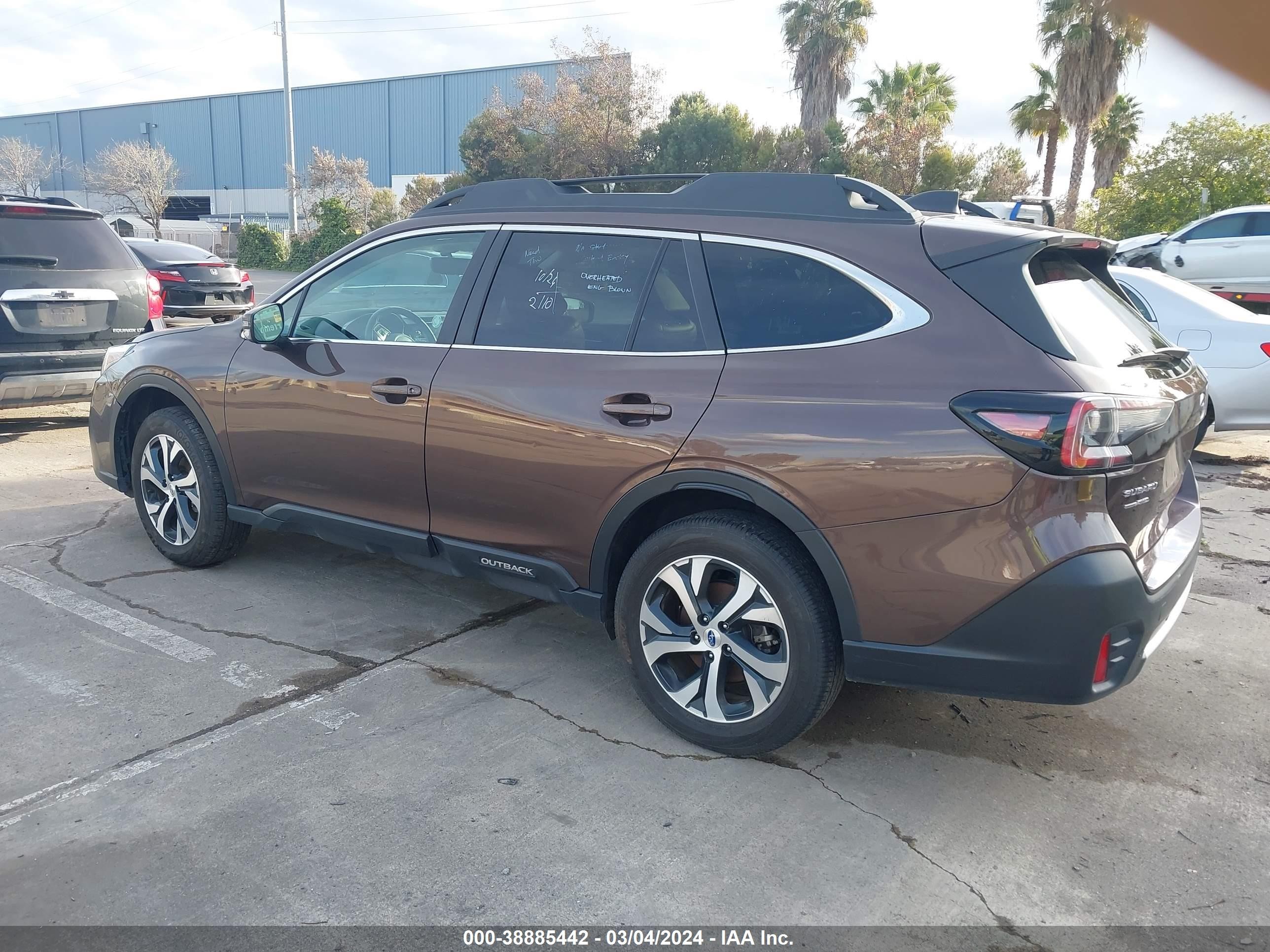 Photo 2 VIN: 4S4BTANCXM3178068 - SUBARU OUTBACK 