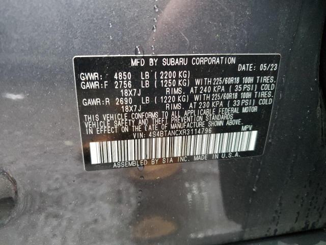 Photo 12 VIN: 4S4BTANCXR3114796 - SUBARU OUTBACK LI 