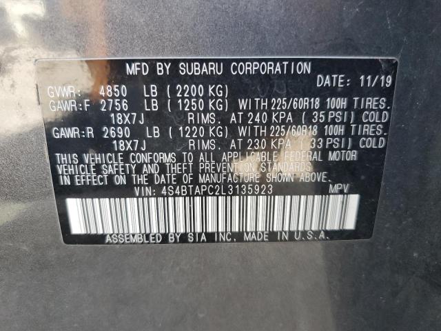 Photo 12 VIN: 4S4BTAPC2L3135923 - SUBARU OUTBACK TO 