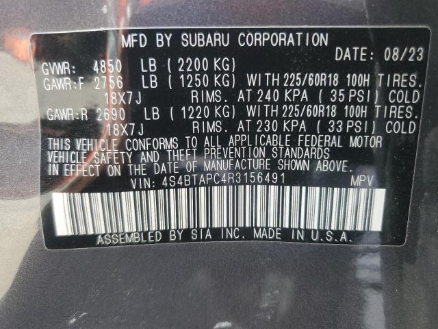 Photo 11 VIN: 4S4BTAPC4R3156491 - SUBARU OUTBACK TO 