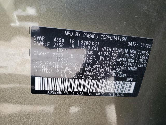 Photo 12 VIN: 4S4BTAPC5L3192245 - SUBARU OUTBACK TO 