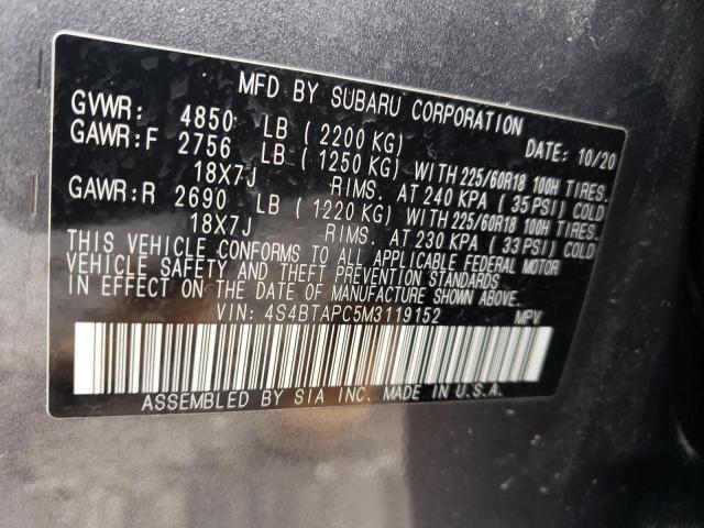 Photo 11 VIN: 4S4BTAPC5M3119152 - SUBARU OUTBACK TO 