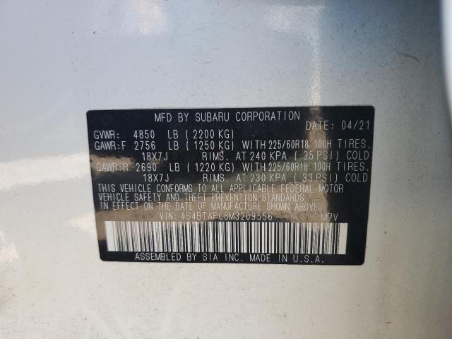 Photo 11 VIN: 4S4BTAPC8M3209556 - SUBARU OUTBACK TO 