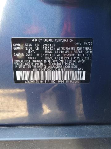 Photo 11 VIN: 4S4BTGHD5L3238392 - SUBARU OUTBACK ON 