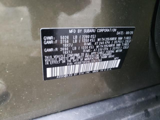 Photo 9 VIN: 4S4BTGKD6L3261768 - SUBARU OUTBACK ON 