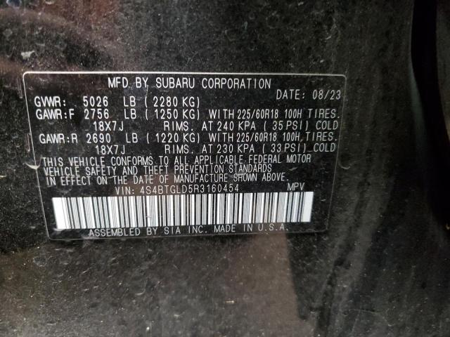 Photo 12 VIN: 4S4BTGLD5R3160454 - SUBARU OUTBACK ON 