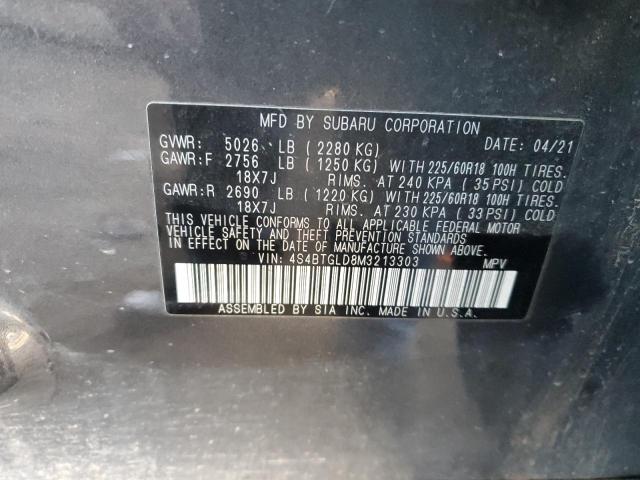 Photo 12 VIN: 4S4BTGLD8M3213303 - SUBARU OUTBACK 