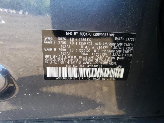 Photo 11 VIN: 4S4BTGLD9P3148062 - SUBARU OUTBACK 