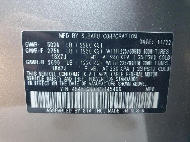 Photo 13 VIN: 4S4BTGND0P3145466 - SUBARU OUTBACK LI 