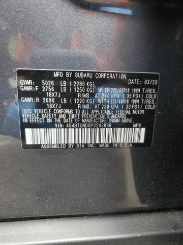 Photo 11 VIN: 4S4BTGND0P3203866 - SUBARU OUTBACK LI 