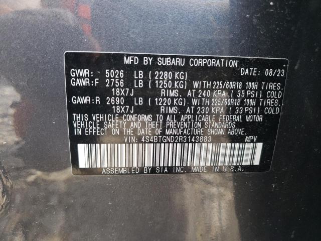 Photo 12 VIN: 4S4BTGND2R3143883 - SUBARU OUTBACK LI 