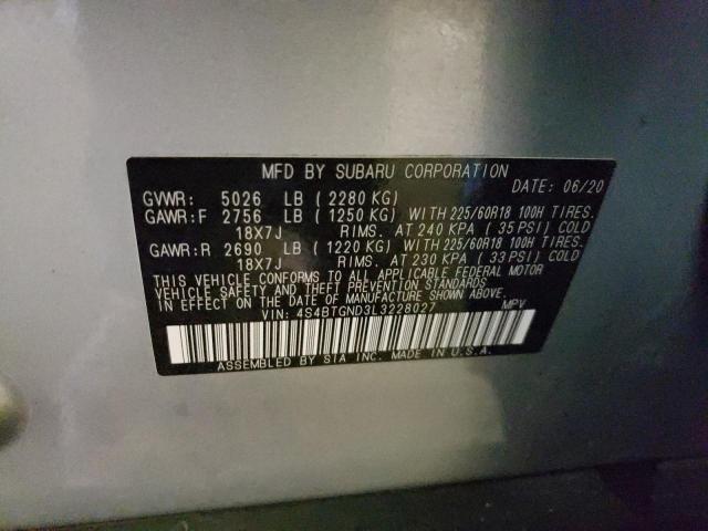 Photo 11 VIN: 4S4BTGND3L3228027 - SUBARU OUTBACK LI 