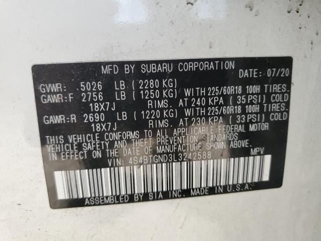 Photo 13 VIN: 4S4BTGND3L3242588 - SUBARU OUTBACK LI 