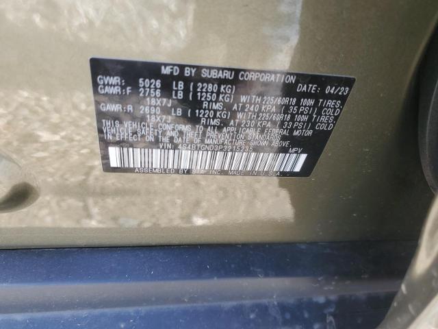 Photo 13 VIN: 4S4BTGND3P3215235 - SUBARU OUTBACK 