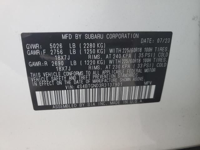 Photo 13 VIN: 4S4BTGND3R3137901 - SUBARU OUTBACK LI 