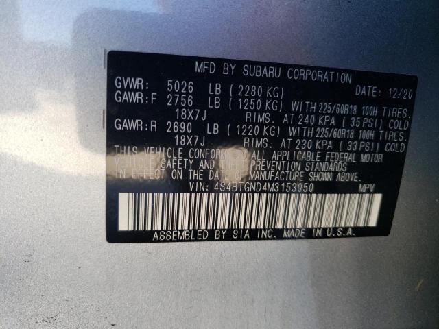 Photo 13 VIN: 4S4BTGND4M3153050 - SUBARU OUTBACK LI 