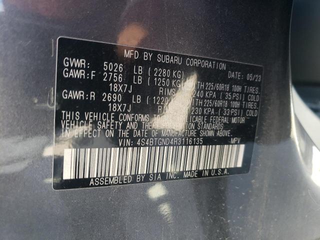 Photo 12 VIN: 4S4BTGND4R3116135 - SUBARU OUTBACK LI 