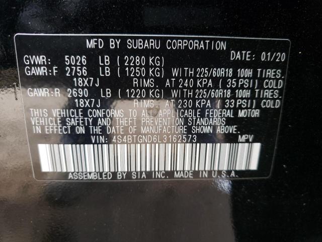 Photo 9 VIN: 4S4BTGND6L3162573 - SUBARU OUTBACK LI 