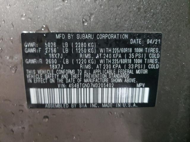 Photo 11 VIN: 4S4BTGND7M3205402 - SUBARU OUTBACK LI 