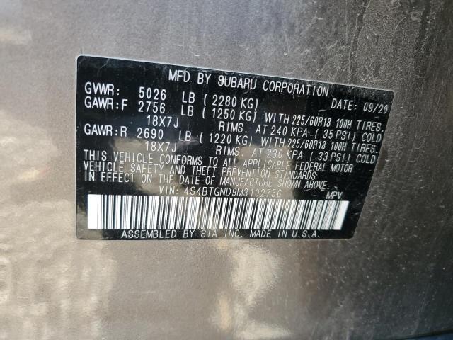 Photo 13 VIN: 4S4BTGND9M3102756 - SUBARU OUTBACK LI 