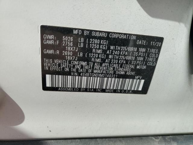 Photo 11 VIN: 4S4BTGNDXM3140321 - SUBARU OUTBACK LI 