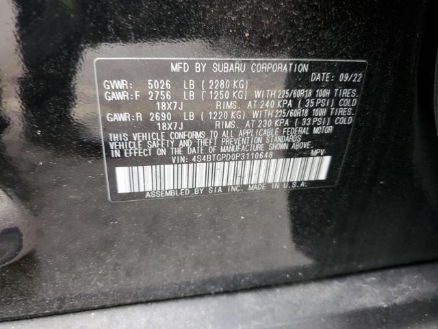 Photo 12 VIN: 4S4BTGPD0P3110648 - SUBARU OUTBACK 