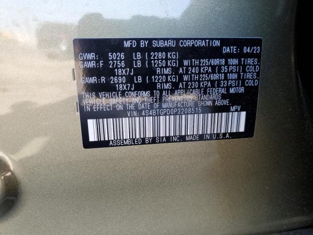 Photo 11 VIN: 4S4BTGPD0P3208515 - SUBARU OUTBACK 