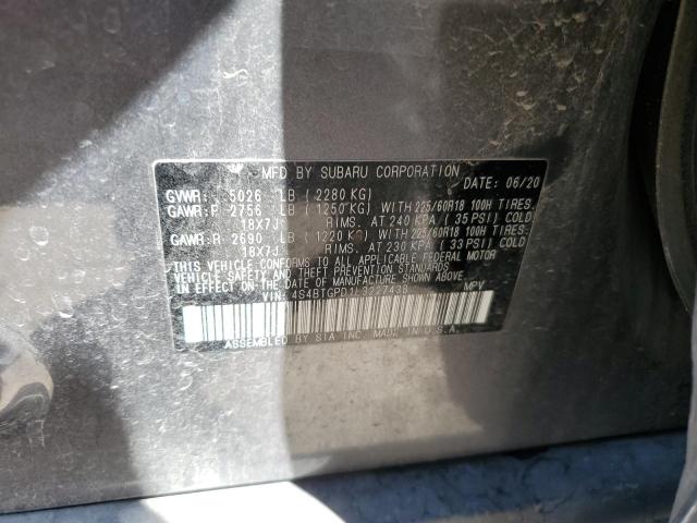 Photo 12 VIN: 4S4BTGPD1L3227438 - SUBARU OUTBACK 