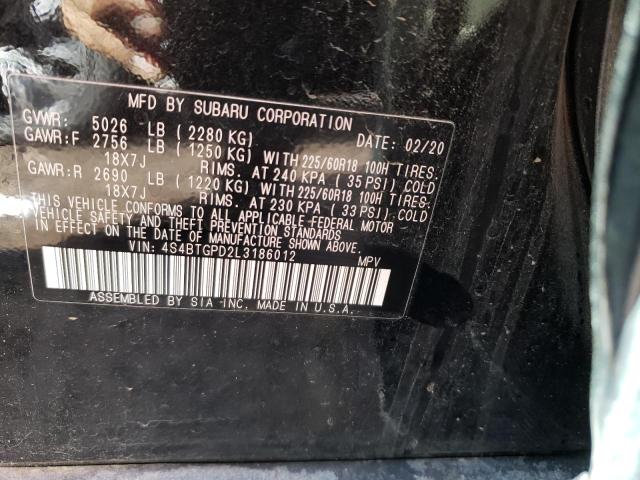 Photo 11 VIN: 4S4BTGPD2L3186012 - SUBARU OUTBACK TO 