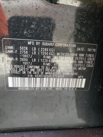 Photo 13 VIN: 4S4BTGPD3L3124828 - SUBARU OUTBACK TO 