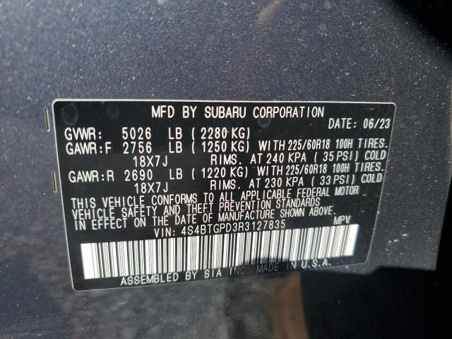 Photo 12 VIN: 4S4BTGPD3R3127835 - SUBARU OUTBACK TO 