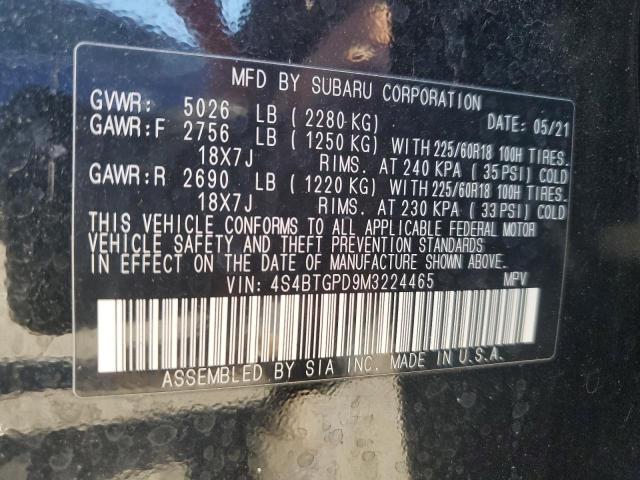 Photo 12 VIN: 4S4BTGPD9M3224465 - SUBARU OUTBACK 