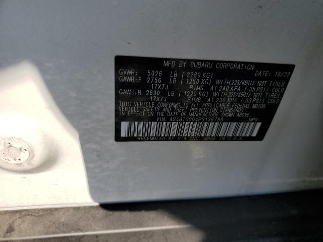 Photo 11 VIN: 4S4BTGSD4P3136788 - SUBARU OUTBACK WI 