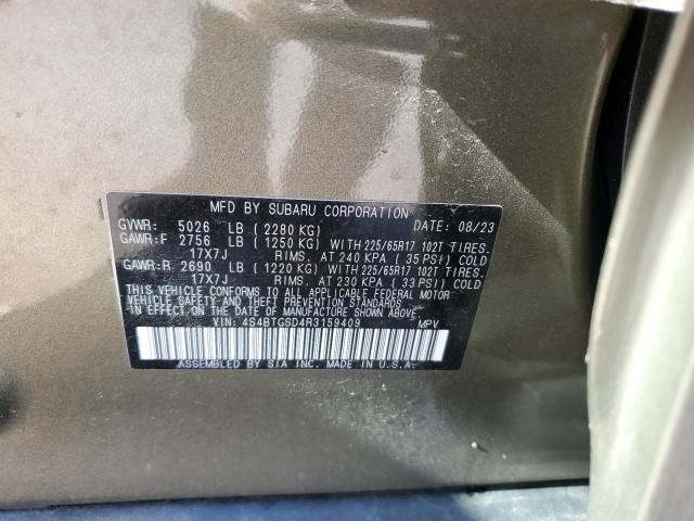 Photo 12 VIN: 4S4BTGSD4R3159409 - SUBARU OUTBACK WI 