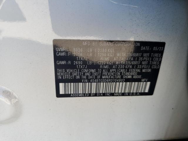 Photo 12 VIN: 4S4BTGSD6R3104802 - SUBARU OUTBACK WI 