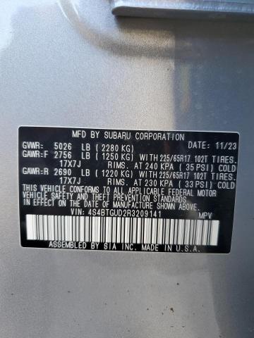 Photo 12 VIN: 4S4BTGUD2R3209141 - SUBARU OUTBACK WI 