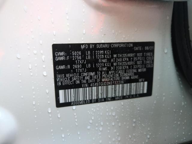 Photo 13 VIN: 4S4BTGUD3N3132306 - SUBARU OUTBACK WI 