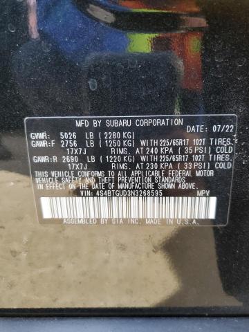 Photo 12 VIN: 4S4BTGUD3N3268595 - SUBARU OUTBACK WI 